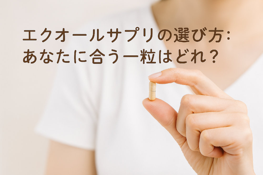 エクオールサプリの選び方